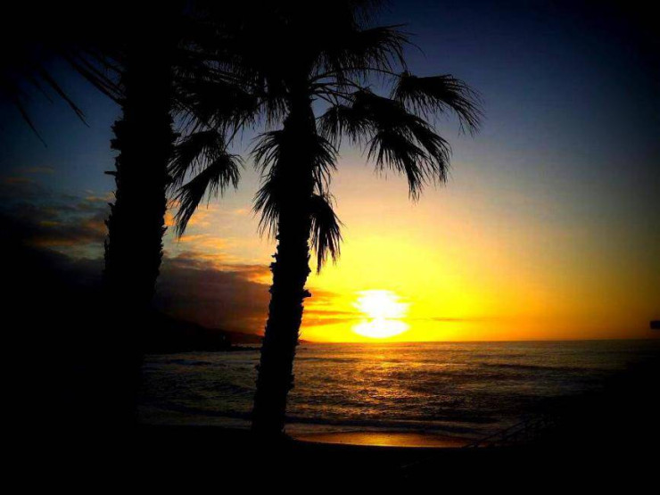 things to do in Puerto de la Cruz - Things to do in Puerto de la Cruz in the Canary Islands Sunset at playa de Jardin, Canary Islands, Spain