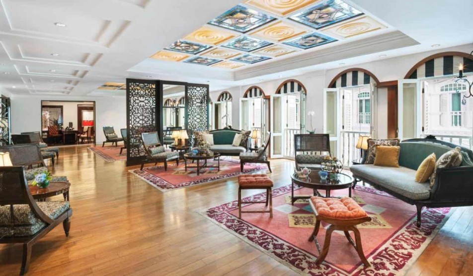 luxury hotels in singapore - Best Luxury Hotels in Singapore Common area at the InterContinental Hotel in Singapore.