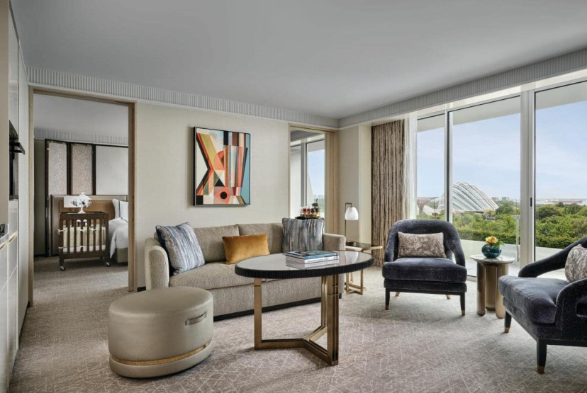 luxury hotels in singapore - Best Luxury Hotels in Singapore Suite in the Marina Bay Sands Hotel in Singapore.