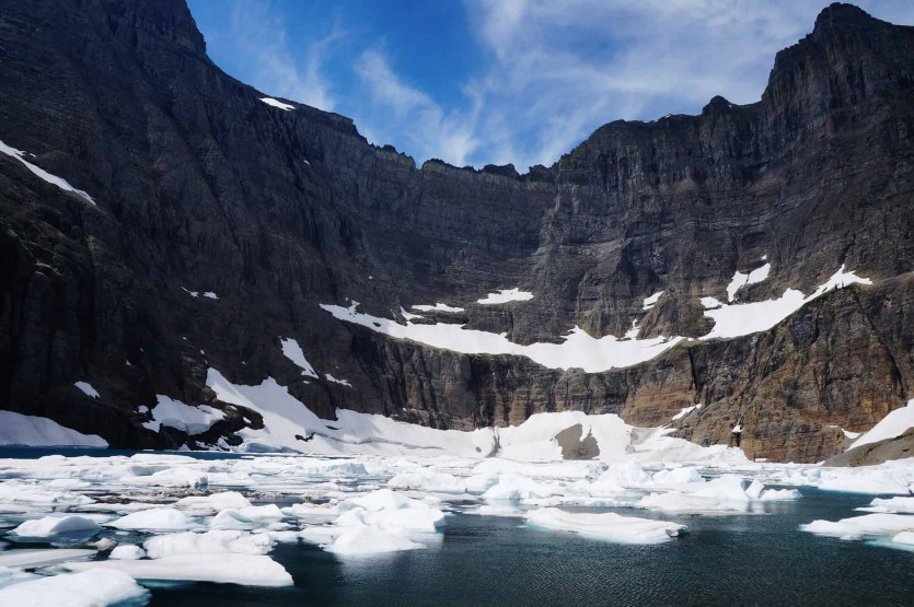 places to visit in montana - Most Authentic Places to Visit in Montana Dip into the Iceberg Lake in Montana, USA.