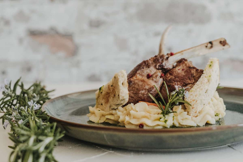 Explore the Saarland Sustainably - How to Explore the Saarland Sustainably Lamb at Buchnas Landküche und Dorfküche at the Hotel Saarschleife in Saarland, Germany