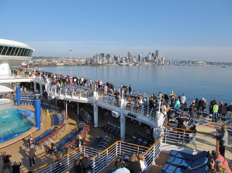 - Explorer of the Seas Cruises Pool on the Explorer of the Seas cruise ship in Seattle, Washington, USA. Photo credit Jasperdo on flickr.