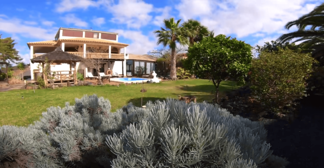 Yoga Retreats in Spain - 3 Unforgettable Yoga Retreats in Spain Garden at the Villa Azul Experience in Fuerteventura, Spain.