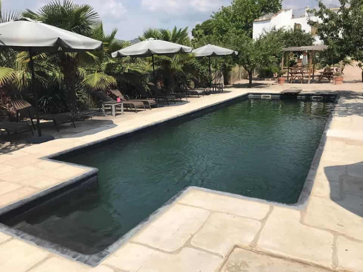 Yoga Retreats in Spain - 3 Unforgettable Yoga Retreats in Spain Pool at the Alaya Retreat Centre in Catalonia, Spain.