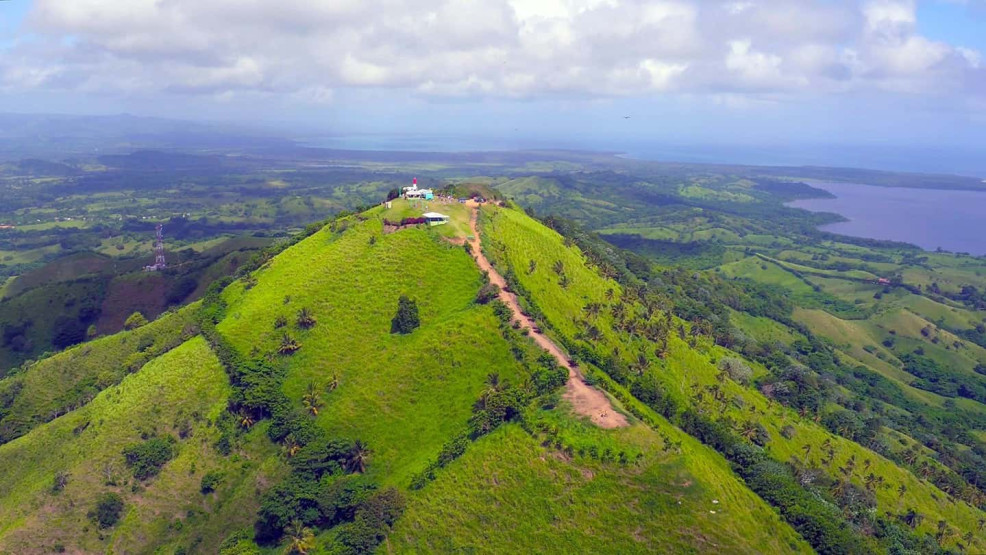 The top of Montana Redonda in the Dominican Republic.