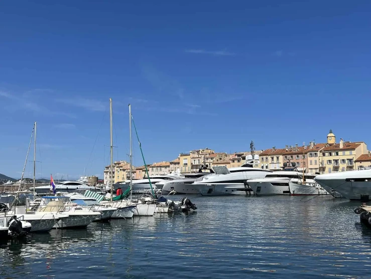 Places on the Cote d'Azur - 6 of the Most Beautiful Places on the Cote d'Azur Vieux Port in St. Tropez on the Cote d Azur in France.