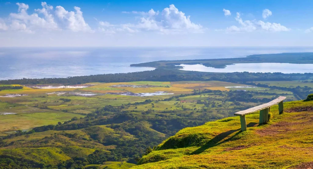 Whales in Samaná Bay - The Enchanting Migration of Humpback Whales in Samaná Bay, Dominican Republic View from the top of Montana Redonda in the Dominican Republic.
