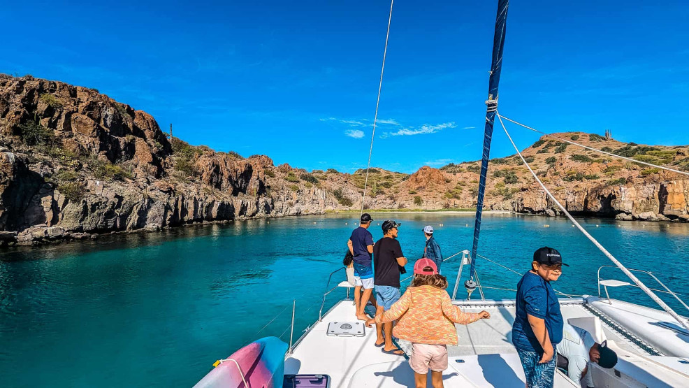 - Sail away to Paradise: Discovering the Hidden Gem of Honeymoon Beach in Baja California Sur Catamaran tour to Honeymoon Beach at Isla Danzante in Baja California Sur, Mexico.