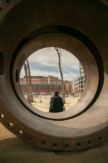 Places to Take Photos in Barcelona - The Best Places to Take Photos in Barcelona Skate spot at the former textile factory in the Poble Sec neighborhood in Barcelona, Spain.