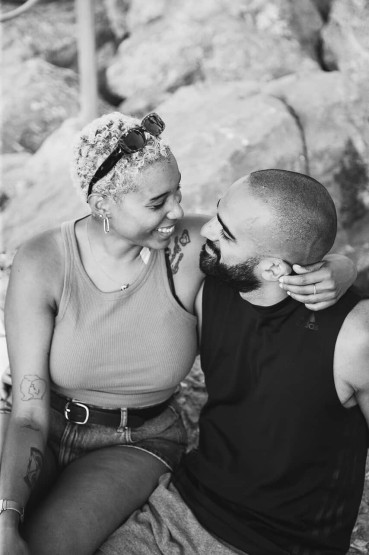 Places to Take Photos in Barcelona - The Best Places to Take Photos in Barcelona A couple in Barceloneta, Barcelona, Spain.