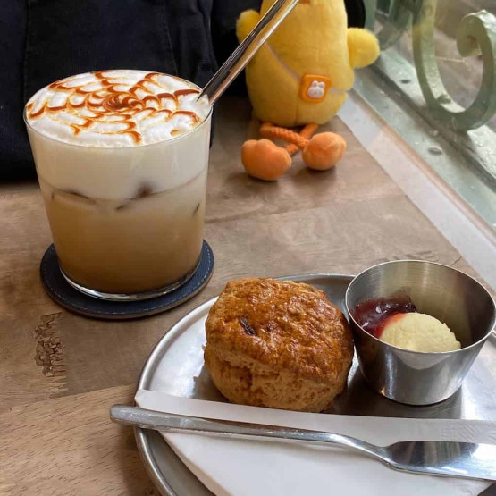 Coffee in Ho Chi Minh City - Where to Get the Best Coffee in Ho Chi Minh City Cube pound lemon at The Hummingbird Café in Ho Chi Minh City, Vietnam.