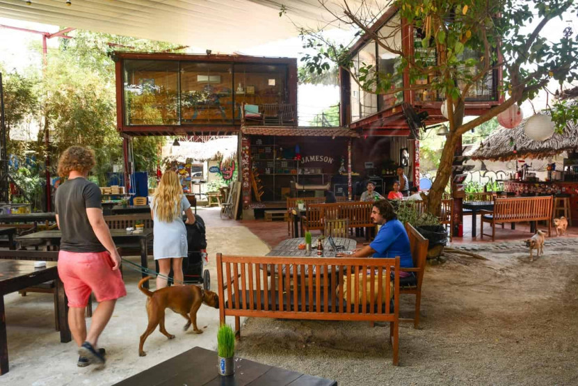 neighborhoods in Ho Chi Minh - A Foodie Guide to the Different Neighborhoods in Ho Chi Minh City Garden of a cafe in the Thao Dien ward in Ho Chi Minh City, Vietnam.