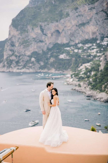 - Wedding in Capri: Celebrating Love by the Sea Getting married with an amazing view at the Punta Tragara Hotel, Manfredi Fine Hotels Collection, in Capri, Italy.