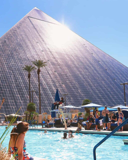 free things to do in las vegas - Free Things to Do in Las Vegas for Unforgettable Experiences Pool at the Luxor casino in Las Vegas, USA.