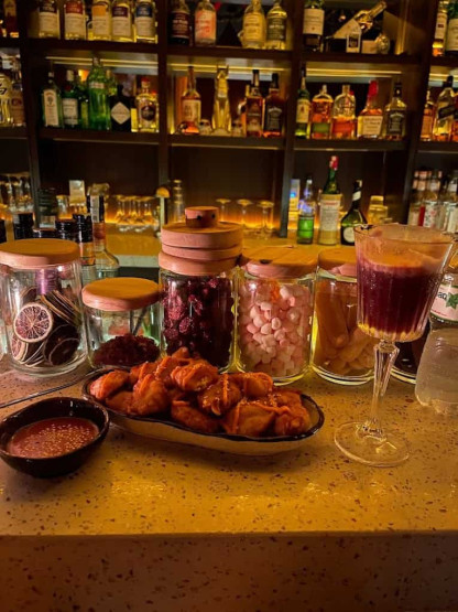 bars in ho chi minh - Top Bars in Ho Chi Minh City Snacks and drinks at the Loop 1 - Cocktail & Kitchen in Ho Chi Minh City, Vietnam.
