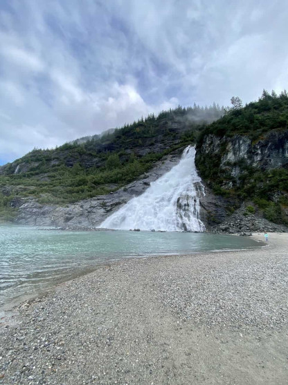 Guide to Juneau - Mini Guide to Juneau, Alaska Nugget Falls at Mendenhall Glacier in Juneau, Alaska, USA
