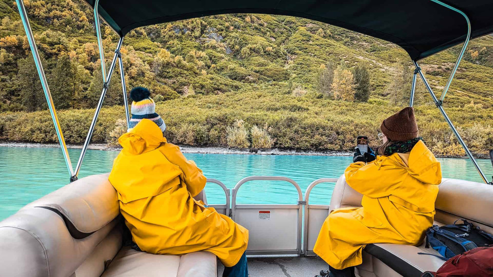 - Soar Over Spectacular Landscapes: Your Guide to Bear Viewing in Alaska Travelers spotting a bear at the Redoubt Mountain Lodge in the Lake Clark National Park and Preserve in Alaska.