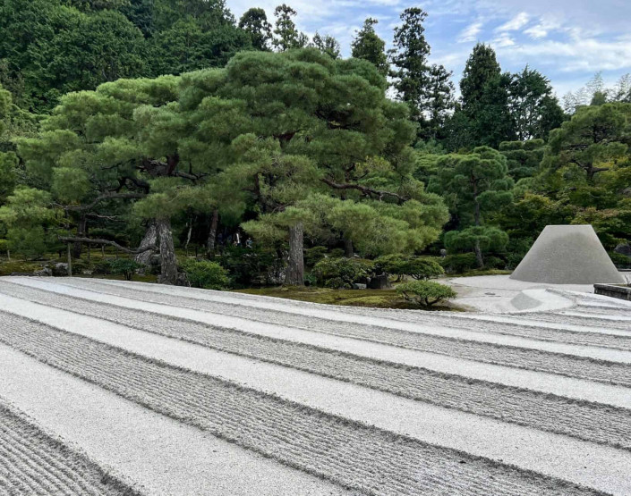 Travel Tips for Tokyo and Kyoto - Top Travel Tips for Tokyo and Kyoto Sand garden at the Ginkaku-ji temple in Kyoto, Japan.