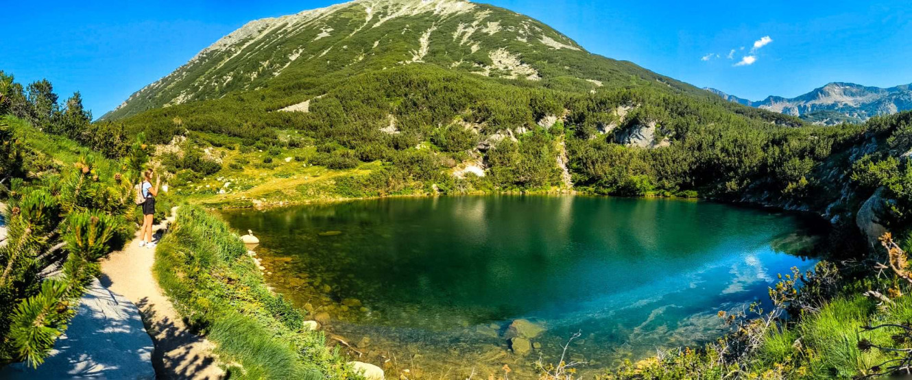 Okoto Lake - The Eye in Pirin National Park, Bansko, Bulgaria.