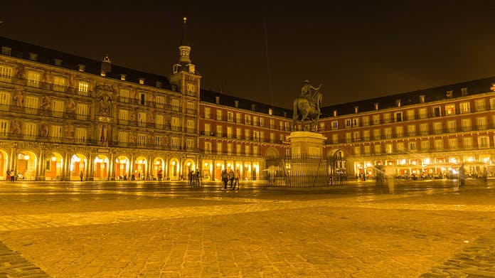 Plaza Mayor in Madrid, Spain Plaza Mayor in Madrid, Spain