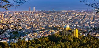 Where To Stay In Barcelona: Our Barcelona Accommodation Guide View onto Barcelona, Spain