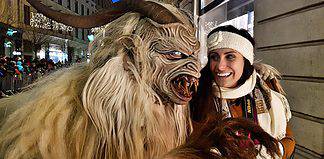 What is the Krampuslauf? Krampuslauf in Graz, Austria