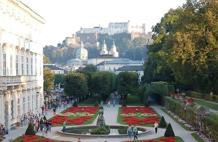 Mozart’s Garden and More Mozart’s Sights in Salzburg Mozart's Garden in Salzburg, Austria.