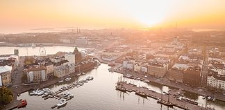Things to Do in Helsinki Sunset in Helsinki in Finland.