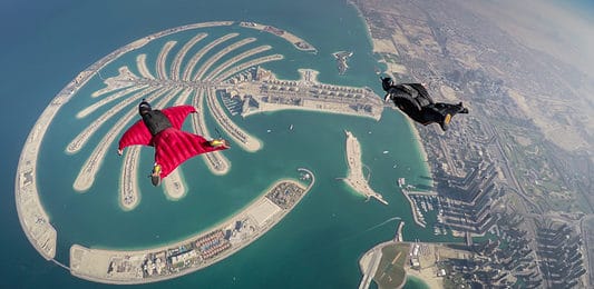 Crazy things to do in Dubai - skydiving