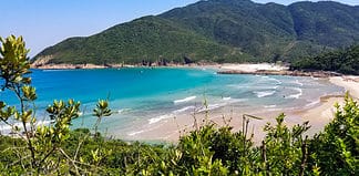Hiking in Hong Kong: Easy & Beautiful Trails Sai Wan Beach in Hong Kong, China.
