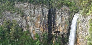Places to Visit Near Gold Coast, Australia Purling Brook Falls near Gold Coast in Australia.