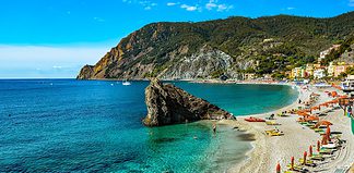 Where to Find the Best Beaches in Cinque Terre, Italy Monterosso beach in Cinque Terre, Italy