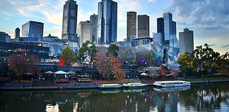 What is the ETA for Australia? Skyline of Melbourne, Australia.