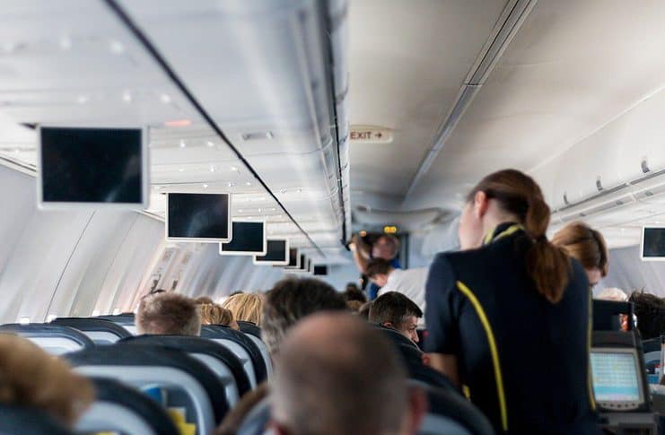 The Most Annoying Things Airline Passengers Do Inside a plane while service is offered.