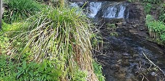 Waterfalls in the North West of Ireland Glencar waterfall close by the Glencar Lough in Ireland.