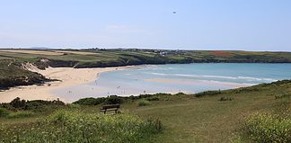 Where to go Surfing in Cornwall and Devon Cantock surfing beach in England.