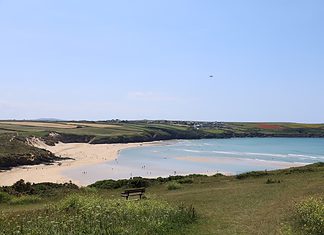 Where to go Surfing in Cornwall and Devon Cantock surfing beach in England.