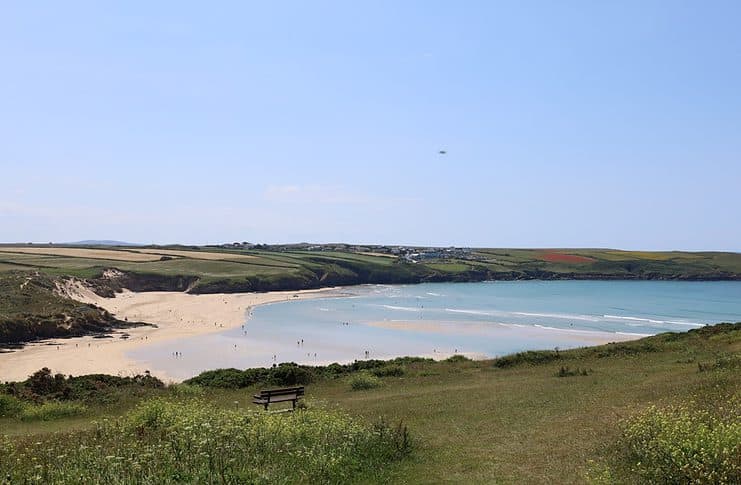 Where to go Surfing in Cornwall and Devon Cantock surfing beach in England.