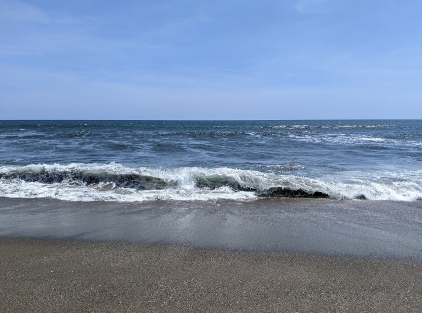 Pacific beach in Nicaragua