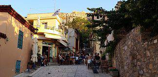 A Guide to the Best Street Food in Athens Enjoying street food in Athens, Greece.