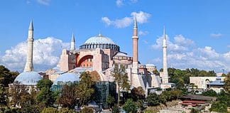 How to Buy Hagia Sophia Tickets & What to Expect View onto the Hagia Sophia in Istanbul, Turkey.