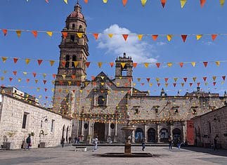 The Ultimate 4-6 Week Mexico Itinerary Church in Morelia, Mexico.