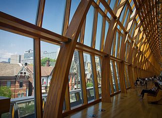 Art Gallery of Ontario: Tickets and Information Wood facade at the Art Gallery of Ontario in Toronto, Canada.