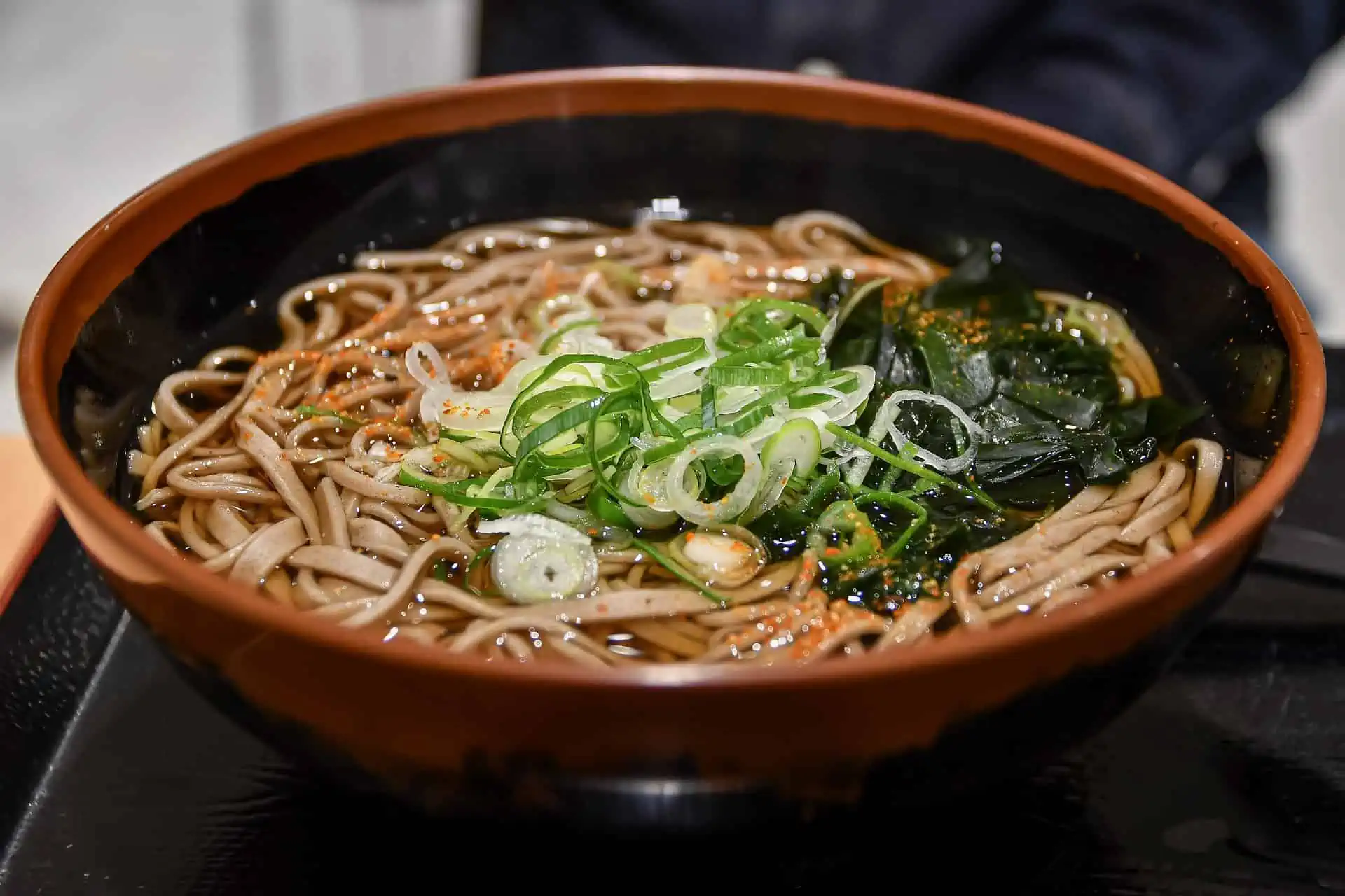 Soba meal in Japan.