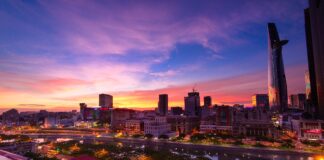 Things to Do in Ho Chi Minh City: A Guide for Travelers Skyline of Ho Chi Minh City in the evening - Vietnam.