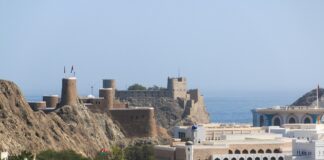 Useful Information for Traveling to Oman View onto Muscat and its Fort in Oman.