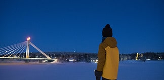 Discover Rovaniemi: Slow Travel in the Heart of Finnish Lapland Taking in the Rollo Views in Rovaniemi, Finland.