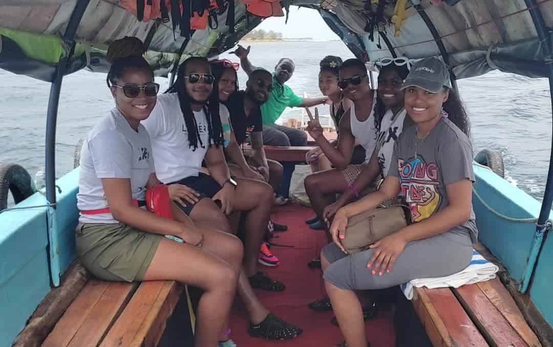 Boat to Snorkeling to Changuu - Prison Island near Zanzibar, Tanzania.