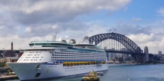 What to Expect on an Explorer of the Seas Cruise Explorer of the Seas Cruise ship in Sydney Harbor, Australia.