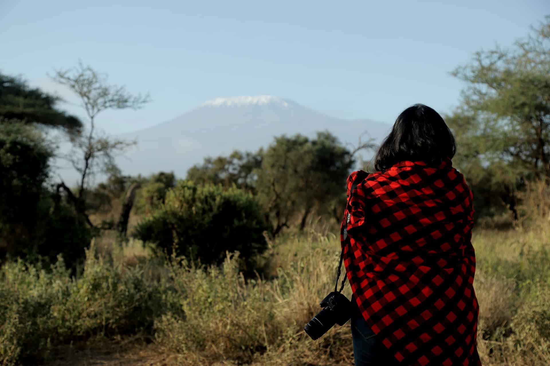 Views of Mount Kilimanjaro from Amboseli National Park